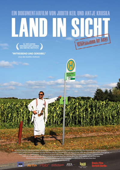 Land in Sicht - Plakat