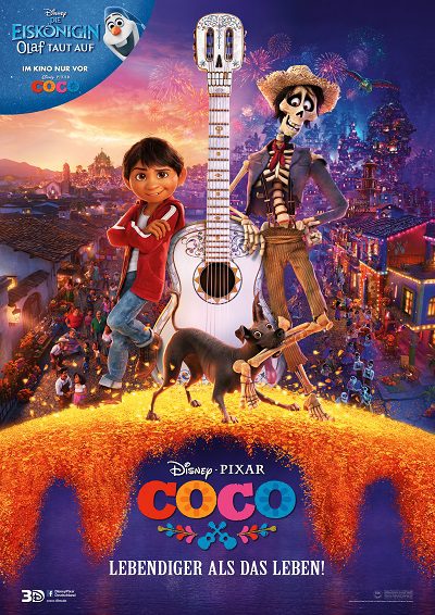 Neu im Kino/Filmkritik: „Coco – Lebendiger als das Leben“ ist der 19 ...